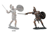 Medieval Warrior Knight In Furious Battle Roman War Collectible Figurine 9H