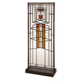 Frank Lloyd Wright Robie Window Stained Glass - 14" x 5.75"