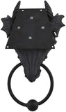 Gothic Dragon Door Knocker Cast Iron Finish