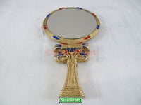 SUMMIT BY WHITE MOUNTAIN Egyptian Floral Mirror Collectible Flower Egypt Decoration Figure