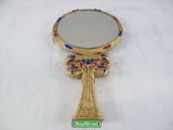 SUMMIT BY WHITE MOUNTAIN Egyptian Floral Mirror Collectible Flower Egypt Decoration Figure