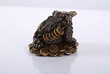 Pacific Giftware Feng Shui Chan Chu Bronze Money Frog Coin Toad Prosperity Home Decoration Gift