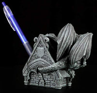 6" Evil Guardian Winged Gargoyle Sculpture Figure/Pen Holder