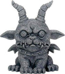 SUMMIT COLLECTION 3.75 Inch Medieval Dark Grey Winged Gothic Gargoyle Guardian Agamon Desk and Shelf Decoration