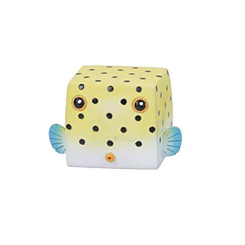 SUMMIT COLLECTION Boxy The Cubed Pufferfish - Exotic Sea Creature Collectible Figurine
