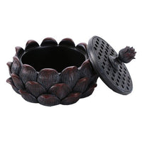 Pacific Giftware Auspicious Lotus Shape Buddha Meditation Incense Burner Holder Infuser