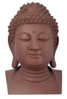 Yixing Clay Buddha Head Buddhism Figurine