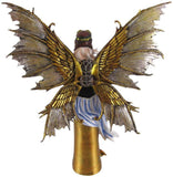 Pacific Giftware 11.38 Inch Aviator Steampunk Large Winged Fairy Statue Figurine