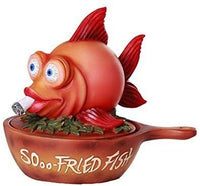 "SOooo Fried" Stoned Weed Smoking Fish Stash Box Novelty Trinket Box