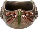 SUMMIT COLLECTION Art Nouveau Dragonfly Bowl