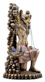 Ancient Egyptian God of Underworld Anubis Guardian of Scales Figurine 8.5 Inches (BRONZE)