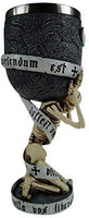 Pacific Giftware Skeleton Skull Goblet The Truth Goblet Skeleton Goblet by Anne Stokes