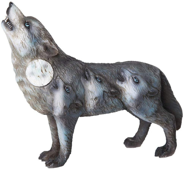 Pacific Giftware The Wolf Spirit Collection Howling Wolves Spirit Collectible Figurine