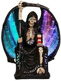Pacific Giftware Winged Grim Reaper Fiber Optic Collectible Figurine