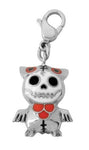 SUMMIT COLLECTION Furrybones Owl Hootie Skeleton Boy Key Chain Charm