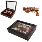 Zombie Survival Steampunk Case w/ Cartridge in Wooden Gun Case