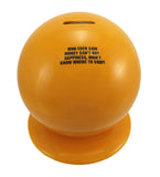 Adorable Yellow Ceramic Happy Face Money Bank Smiley