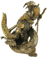 PTC 8 Inch Thor God of Thunder and Serpent Resin Statue Figurine