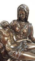 The Pieta Michelangelo Inspired Jesus and Mary Statue 10.5 Inches Collectible