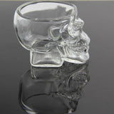 Skull Head Crystal Glass Vodka Shot Glass Whiskey Drinking Ware Home Bar Cup, 80ML, 5.82OZ