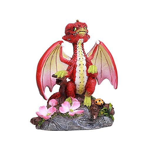 ABZ Brand Apple Seeds Tree Blooms Dragon Statue by Stanley Morrison