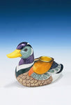 DUCK TAPER CANDLE HOLDER SET (SET OF 2)