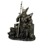 Norse Mythology King of Asgard Sitting Odin Collectible Figurine