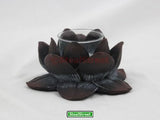 SUMMIT COLLECTION Eastern Enlightenment Lotus Flower Meditation Votive and Candle Holder, Zen Buddhist Home Decor