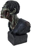 Gruesome Decomposing Zombie Bust Horror Accent Statue