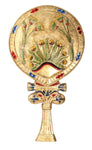 SUMMIT BY WHITE MOUNTAIN Egyptian Floral Mirror Collectible Flower Egypt Decoration Figure
