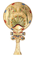 SUMMIT BY WHITE MOUNTAIN Egyptian Floral Mirror Collectible Flower Egypt Decoration Figure