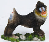 Mandrill Statue Set of 6 Figurines