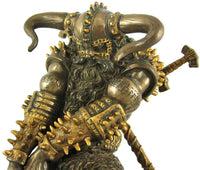 PTC 8 Inch Thor God of Thunder and Serpent Resin Statue Figurine