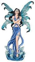 PTC 12 Inch Water Goddess Elemental Fairy Mystical Statue Figurine