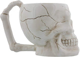 Human Skull Novelty Coffee Mug - Diabolical Bonehead Cup Ceramic 16 oz. Pacific Trading