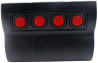 12V 4 Gang LED Indicator Boat Rocker Switch Panel Circuit Breaker Auto Fuses