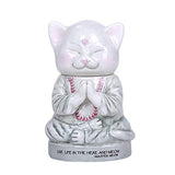 Pacific Giftware Master Meow Meditation Figurine Cotton Box