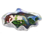 6.75 Inch Elan Vital Swimming Mermaid in Pond Statue Figurine