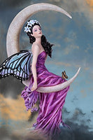 Pacific Giftware Celestial Precious Stone Amethyst Moon Fairy Collectible...