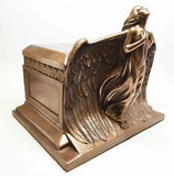 HEAVEN BOUND ASCENDING ANGEL BOTTOM LOAD CREMATION URN FIGURINE FUNERAL SUPPLY