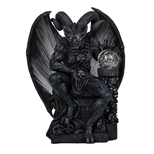 Pacific Giftware Winged Horned Devil Fiber Optic Collectible Figurine