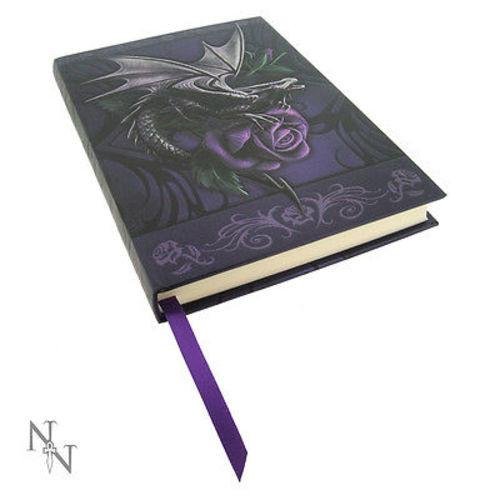 ANNE STOKES EMBOSSED DRAGON BEAUTY HARDBACK JOURNAL FAIRIES DIARIO PURPLE ROSE