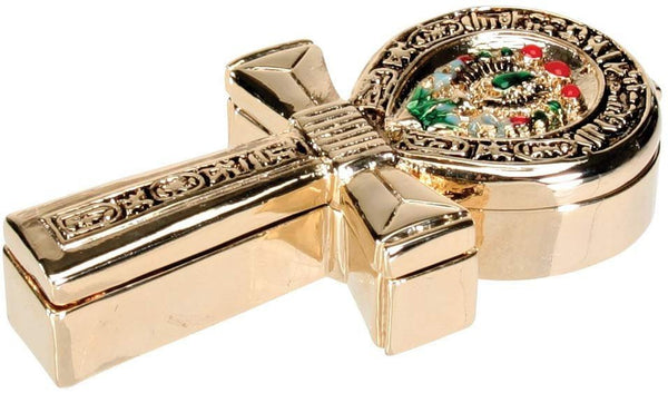 Egyptian Ankh Jeweled Box Collectible Egypt Jewelry Container