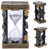 Pacific Giftware 5 Inches Ancient Egyptian Pharaoh King and Queen Sandtimer Statue