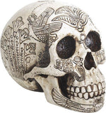 YTC Summit International Ancient Egypt Human Skull Etched with Egyptian Symbols Figurine Skeleton New