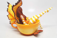 Pacific Giftware Amy Brown Autumn Comfort Cup Fairy Fantasy Art Figurine Collectible 4.75 inch
