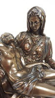 The Pieta Michelangelo Inspired Jesus and Mary Statue 10.5 Inches Collectible