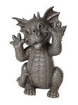 Garden Dragon Taunting Dragon Garden Display Decorative Accent Sculpture Stone F