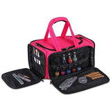 KIOTA Pro Nail Artist Storage Bag, Manicure Storage Bag, Soft Sided Beauty...