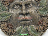 Greenman Plaque Summer Collectible Figurine
